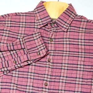 Faherty Flannel Shirt Soft Plaid Button Up Long Sleeve Casual Mens Size S